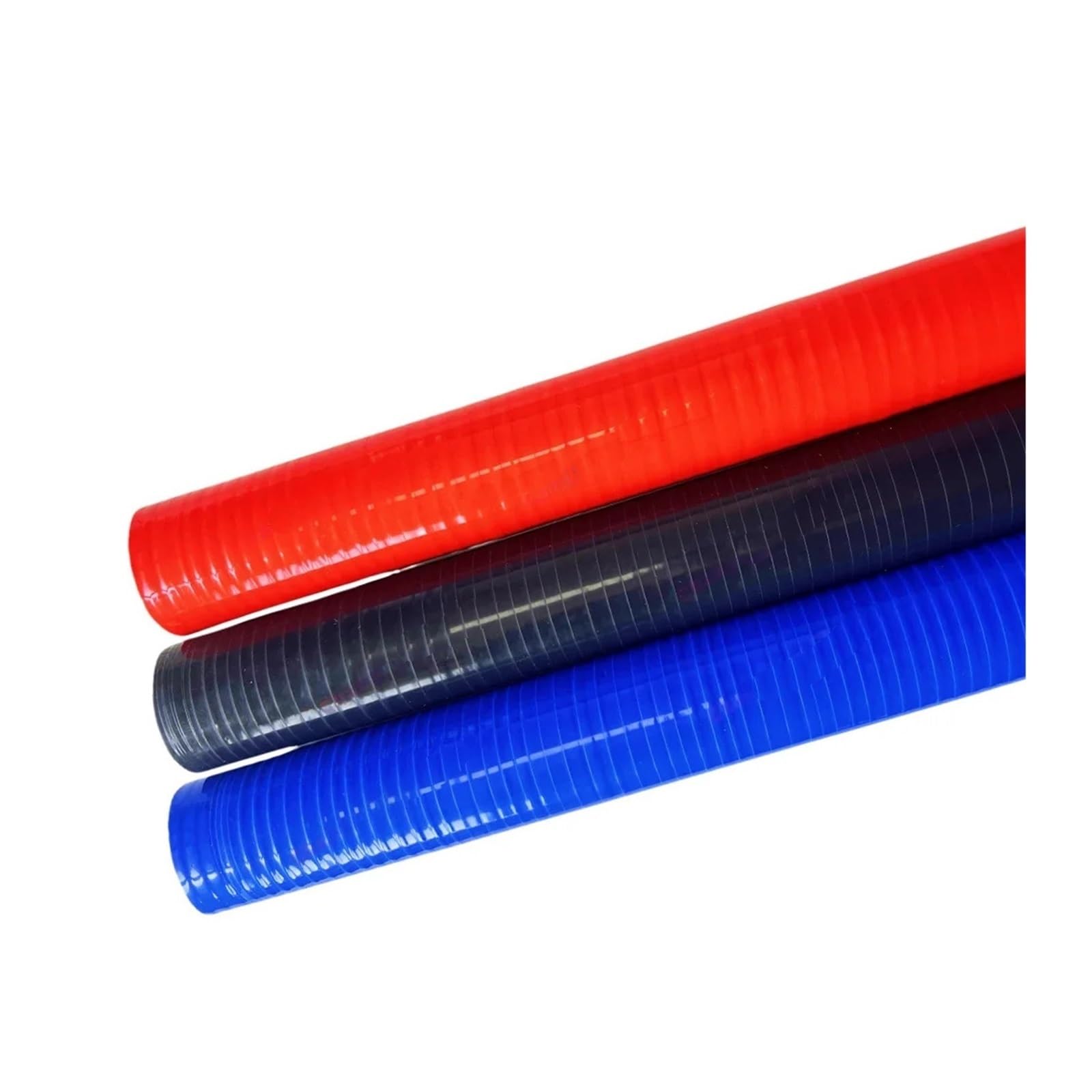 Tuyau droit en silicone contre les durites turbo poreuses rouge 1m ID 25mm