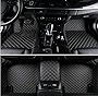 IMEISH Custom Automotive Car Floor Mats for 99.99% Sedan SUV Sports Car Men Women Protection Full Coverage Pads Anti-Slip Leather Floor Lining (All Black)