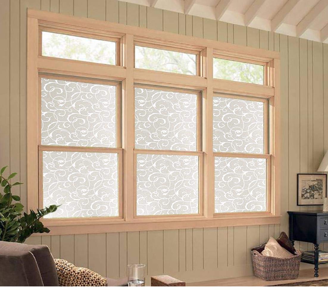 Pellicola Per Vetri Smerigliata NINETREX - Privacy E Anti-UV | Adesiva Senza Colla, 44.5x400 Cm | Per Casa E Ufficio - Foto 10