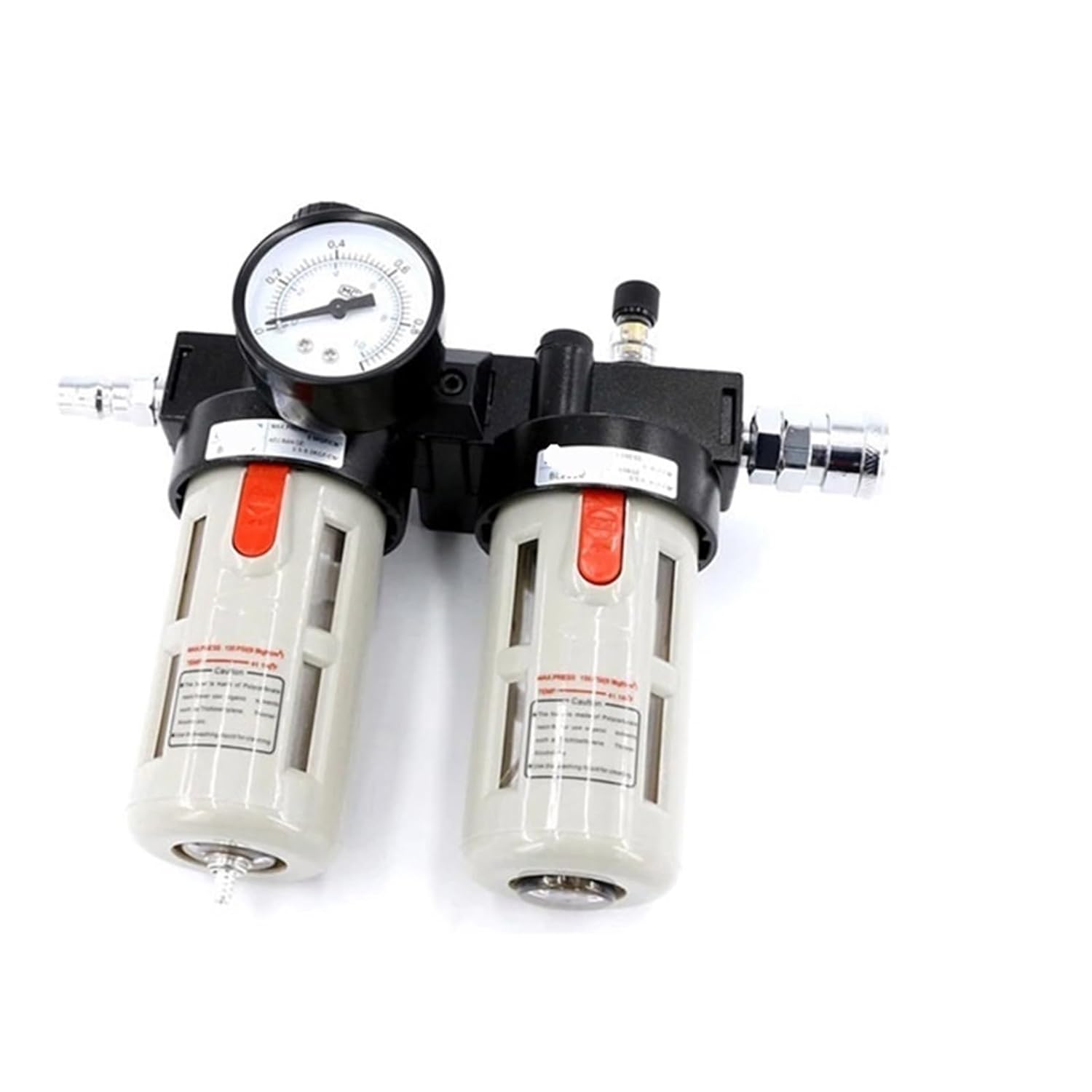 BFC4000 1/2 Air Compressor Oil-Water Separator Filter Regulator Preparation Unit FRL Combination(BFC Plastic w PMSM)