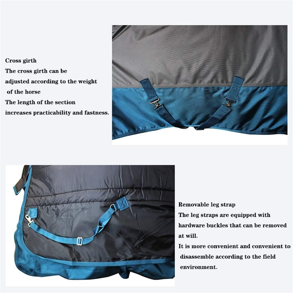 2520D Waterproof and Breathable Oxford Cloth for Autumn And Winter with Neck Rug Warm And Cold 300G Thick Cotton (Back Length 162 cm)
