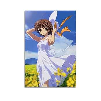 CLANNAD-クラナド- フレームポスター Amazon.co.jp: CLANNAD クラナド フレームレスの装飾的な絵画