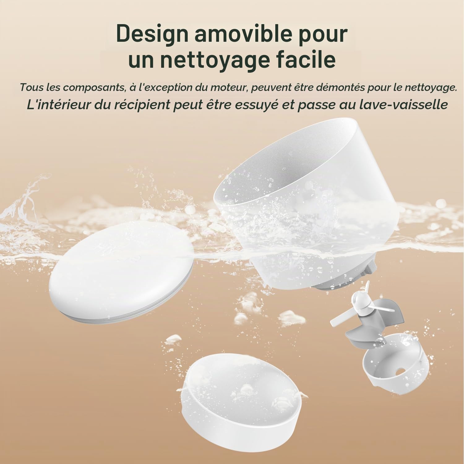 Distributeur Croquettes Chat Automatique,2.4G WiFi,4.3L Distributeur Automatique de Croquettes Chien avec APP,Plan d'alimentation AI,Bol en céramique - Blanc