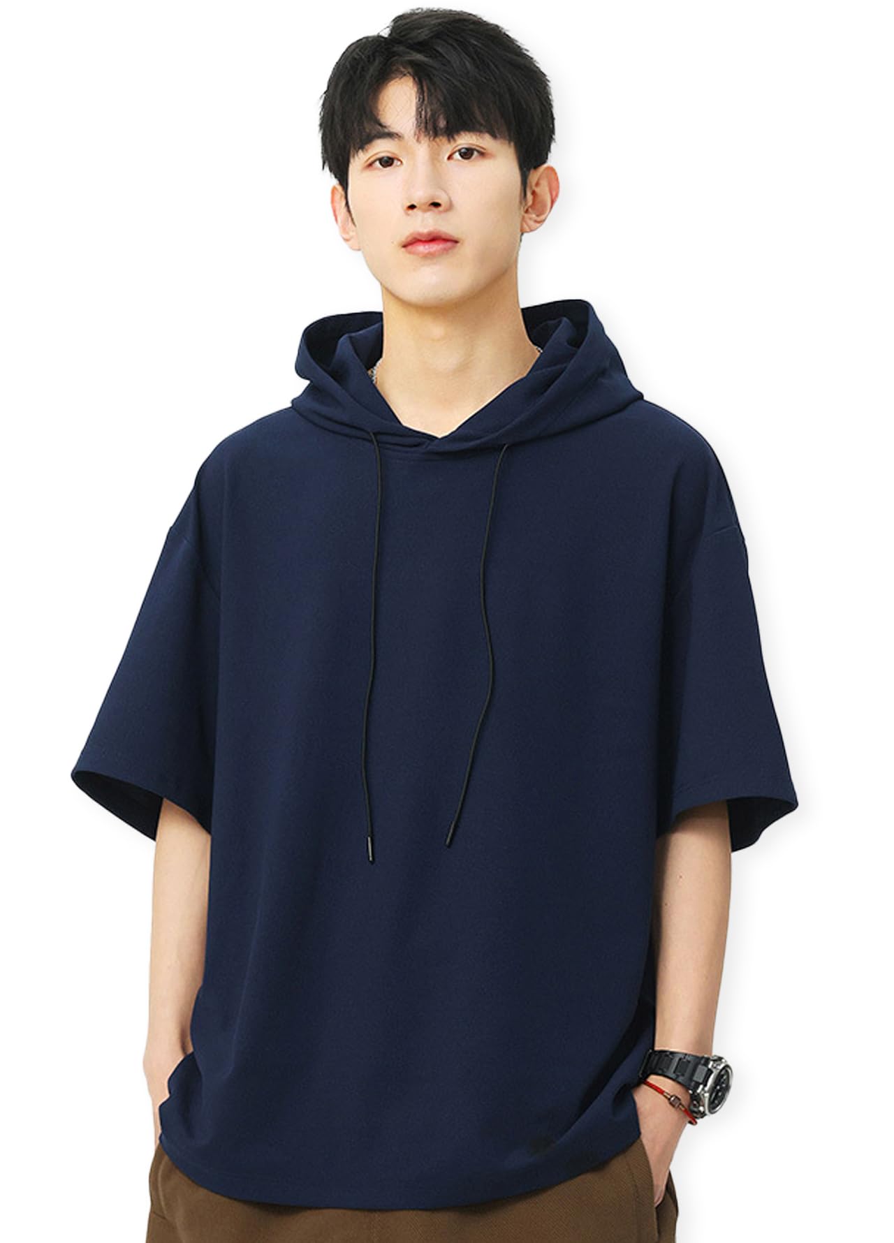 Amazon.co.jp: [ジェンマプラス] 【さらさら快適】 半袖パーカー