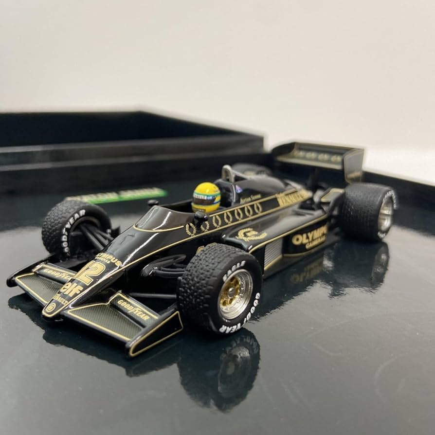値下げ！LOTUS 97T 1985 Ayrton Senna ミニカー Lotus 97T No.12 Winner Belgium GP 1985 Ayrton Senna