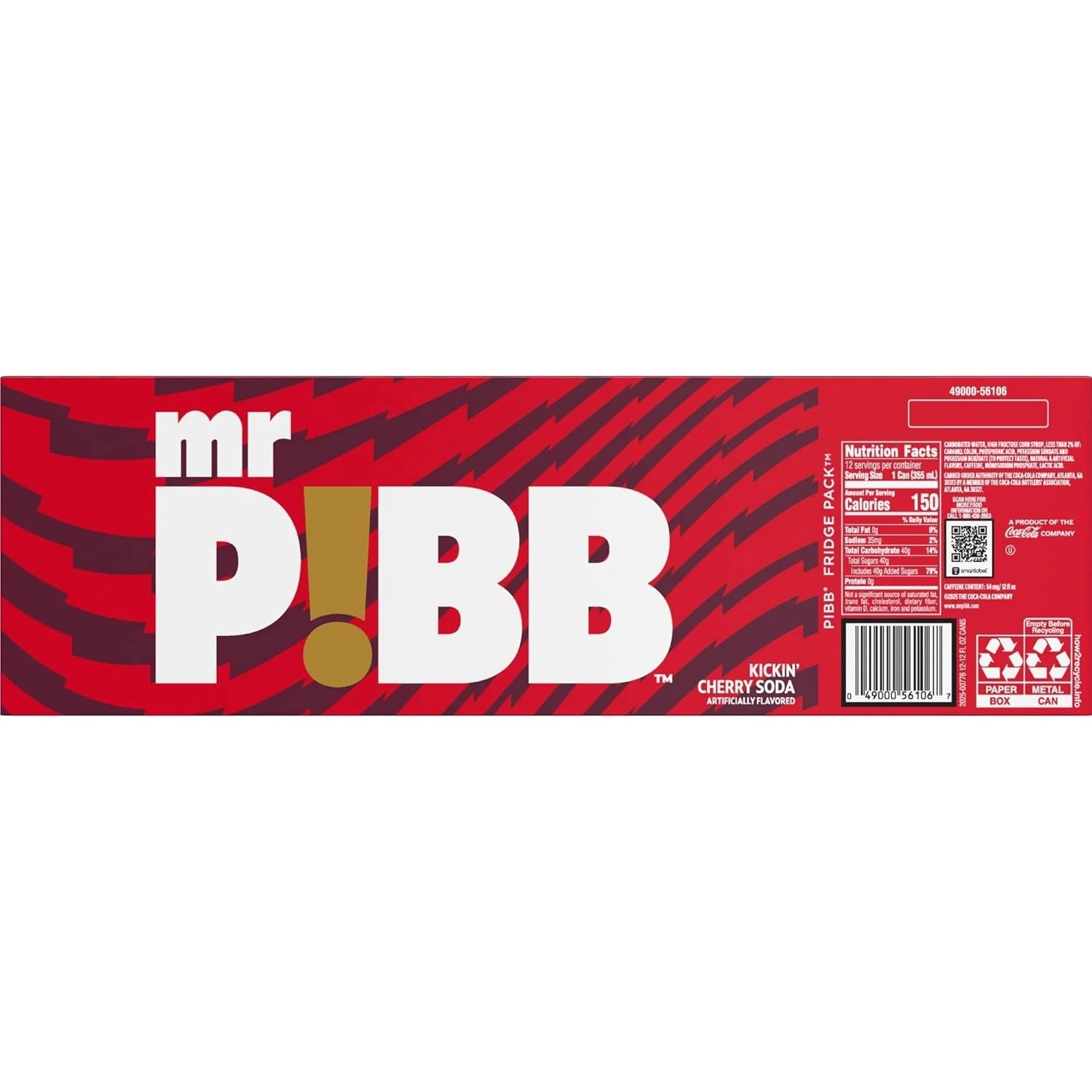 Mr Pibb 12 Pack 12 Ounce Cans