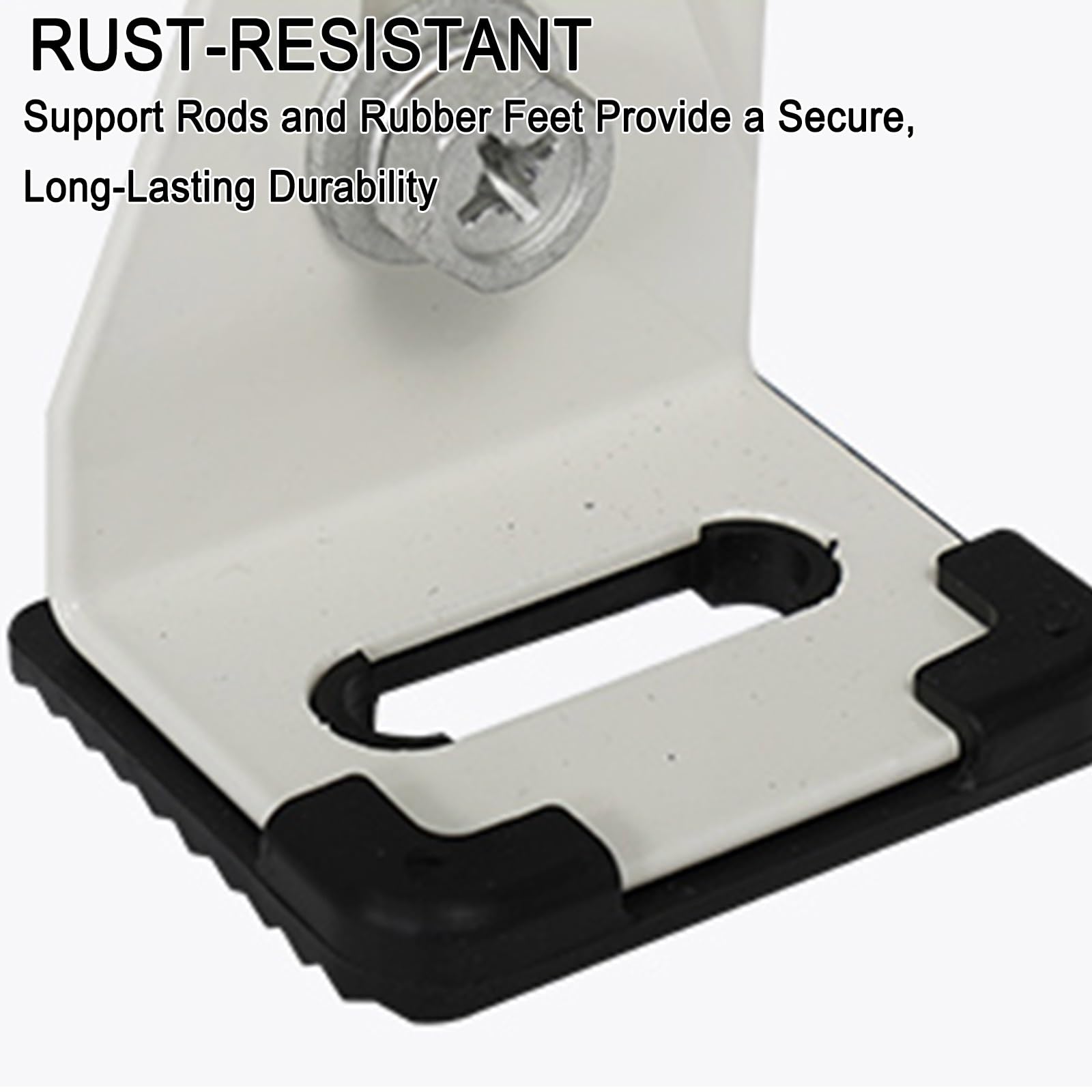 Staffe Condizionatore Esterno in Acciaio Inox, Piedini Condizionatore Esterno per Esterni, kit Installazione Climatizzatore per un Supporto Robusto(80x45x30cm/32x18x12in)