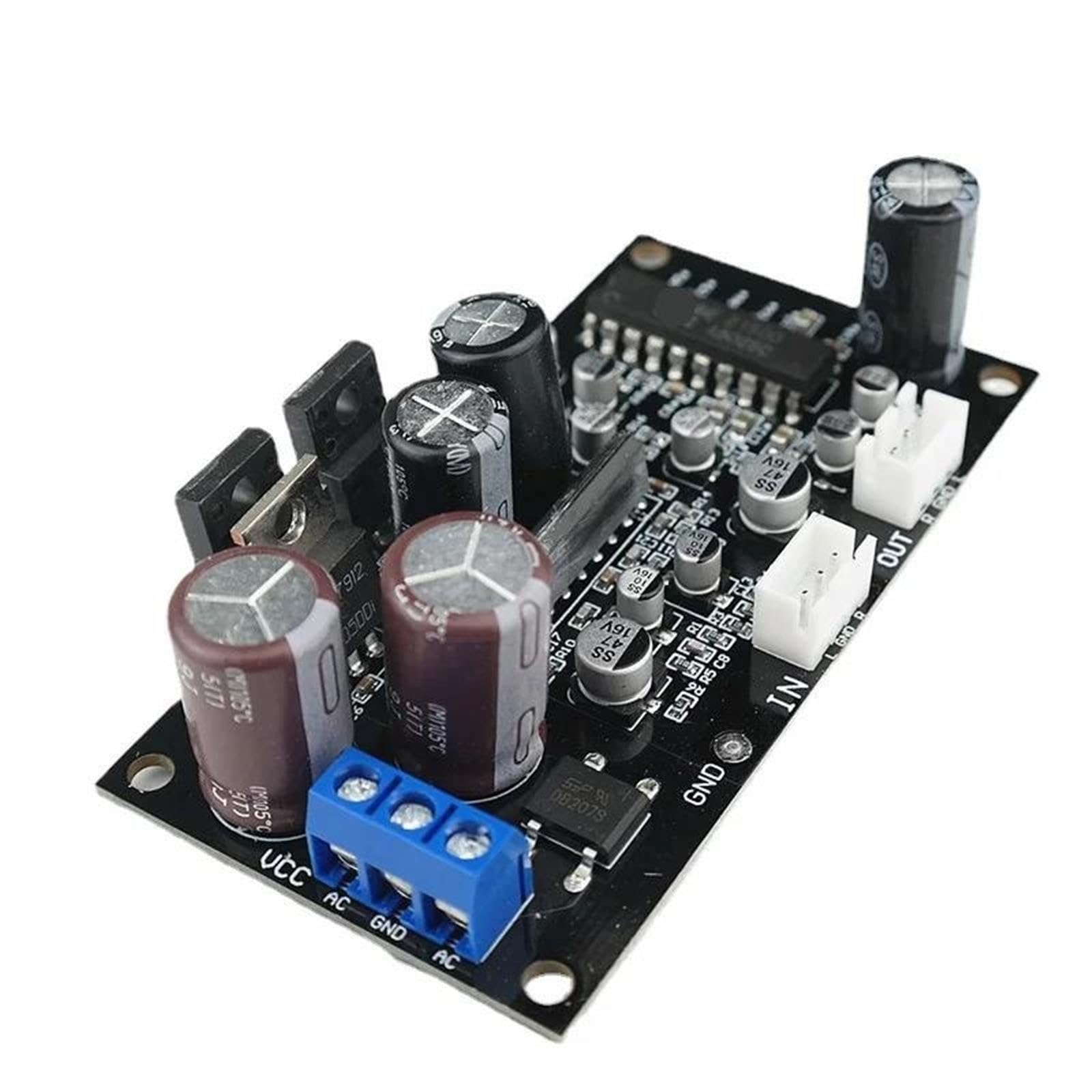 Vinyl Phono Amplifier Preamplifier Board for JRC2150BBE Turntable MM MC Phonograph Singing Treble Bass(Vinyl Record Player)