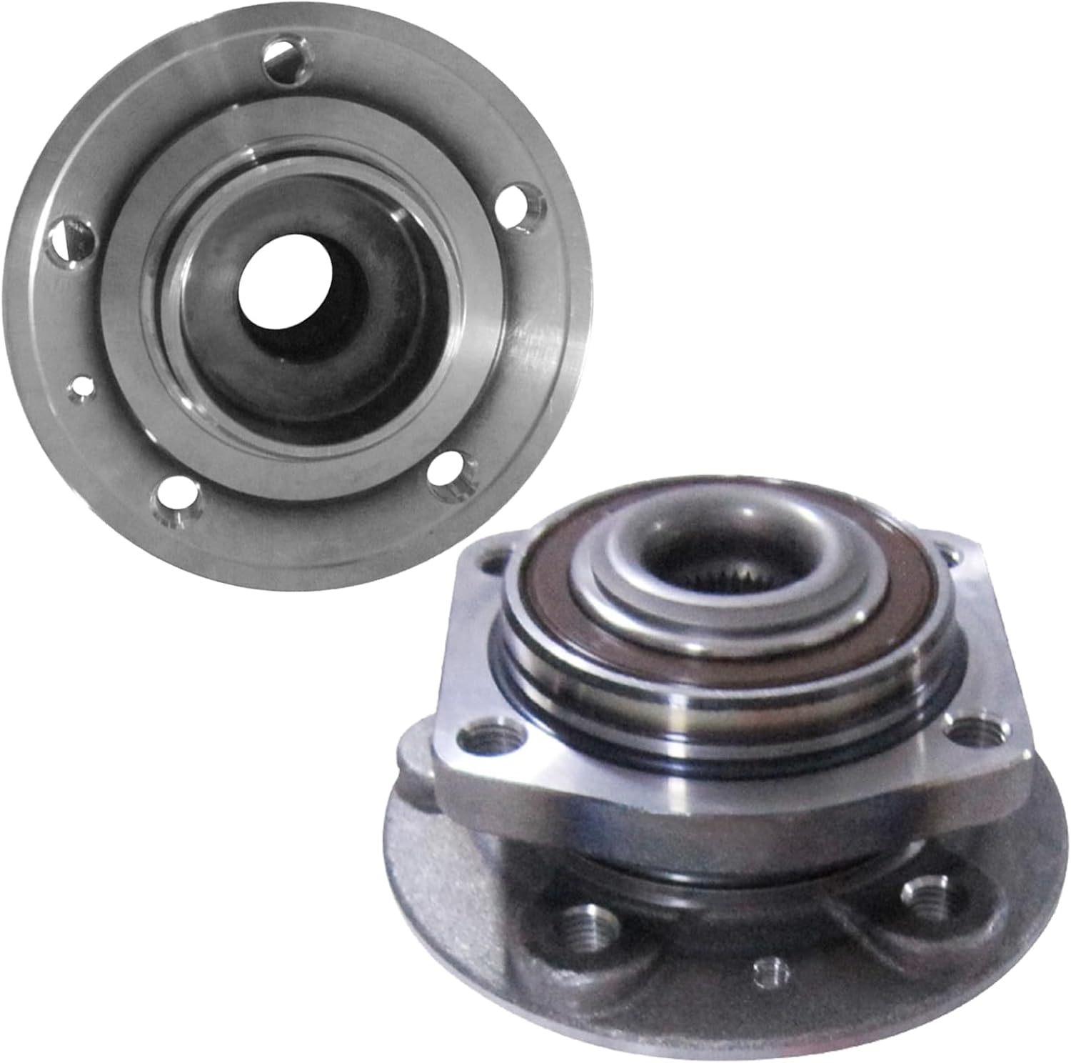 IRONTEK Front Wheel Hub and Bearing 513175X2 Assembly Compatible for Volvo 1999-2004 C70, for Volvo 1999-2000 S70/V70; 5 Lugs w/ABS Wheel Bearing and Hub