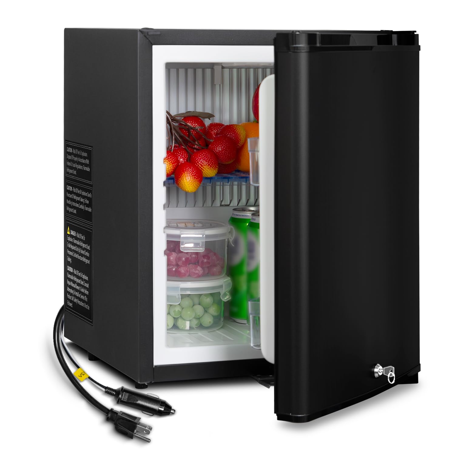 SMETA DSX-40B2U 1 cu ft Compact Fridge Black