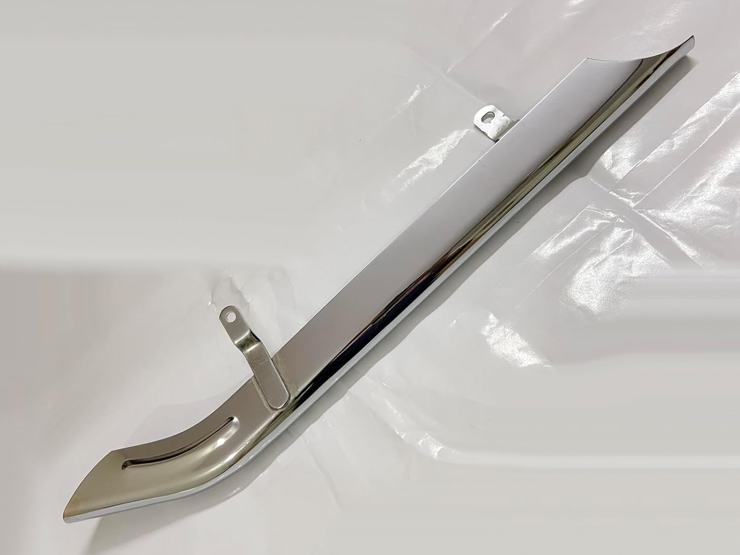 Chain Guard Chrome Compatible to Royal Enfield Bullet Motorcycle Std. #801029 - HKT-US