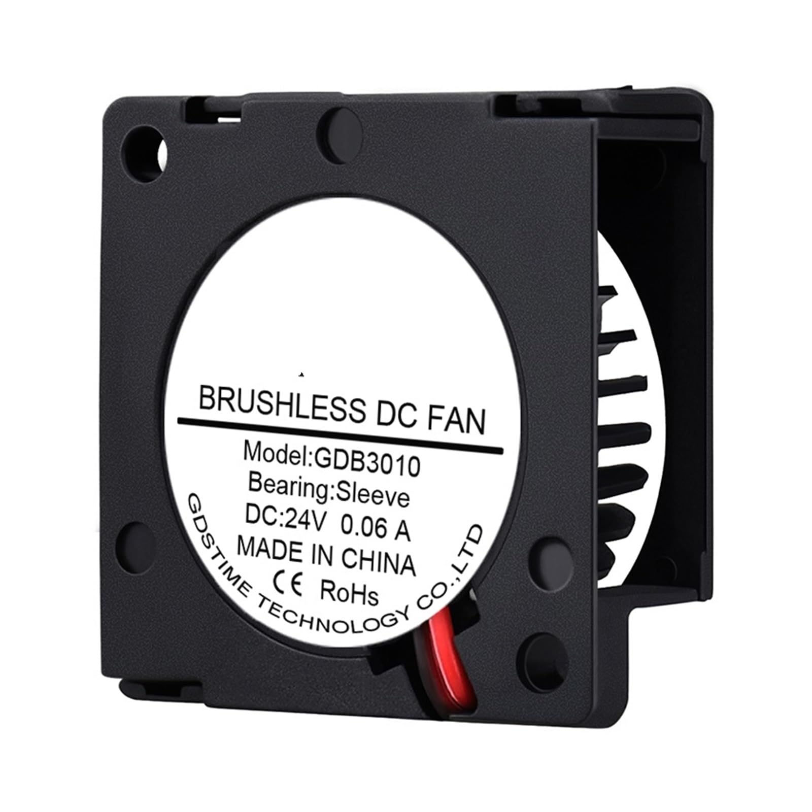 JJKKOZVQF 2Pcs DC 24V Fan 30mm 30mmx30mmx10mm Cooler Cooling Fan 3cm 3010 Blower Fan