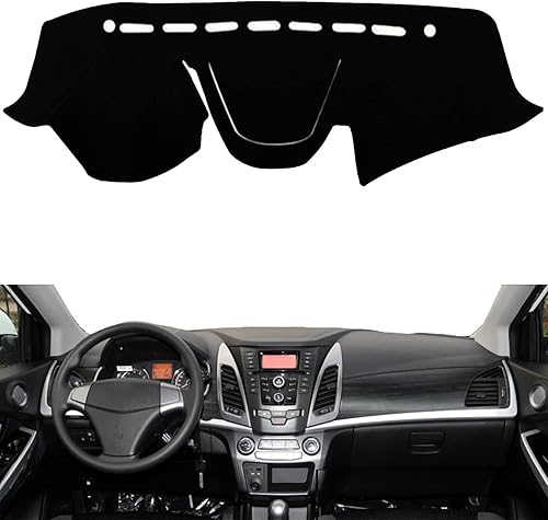 Alfombrilla para salpicadero de coche, compatible con SsangYong Korando 2014 2015