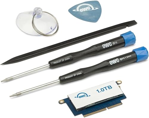 OWC Kit de actualización de SSD NVMe de alto rendimiento Aura Pro NT de 1.0 TB con herramientas, compatible con MacBook Pro 2016-2017 de 13 pulgadas