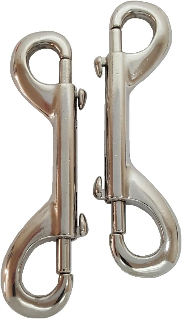 2 Pack Double Ended Bolt Snap 4-3/4" Long Trigger Hook For Horse And Pets