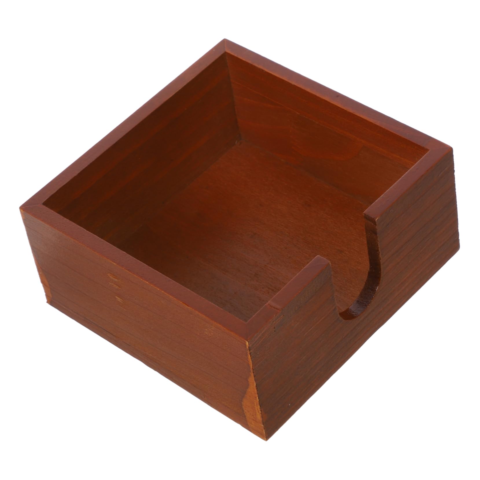 Cabilock 4piezas Dispensador De Servilletas De Madera Apertura Lateral Organizador Cuadrado De Servilletas Para Mesa De Comedor Cocina y Restaurante