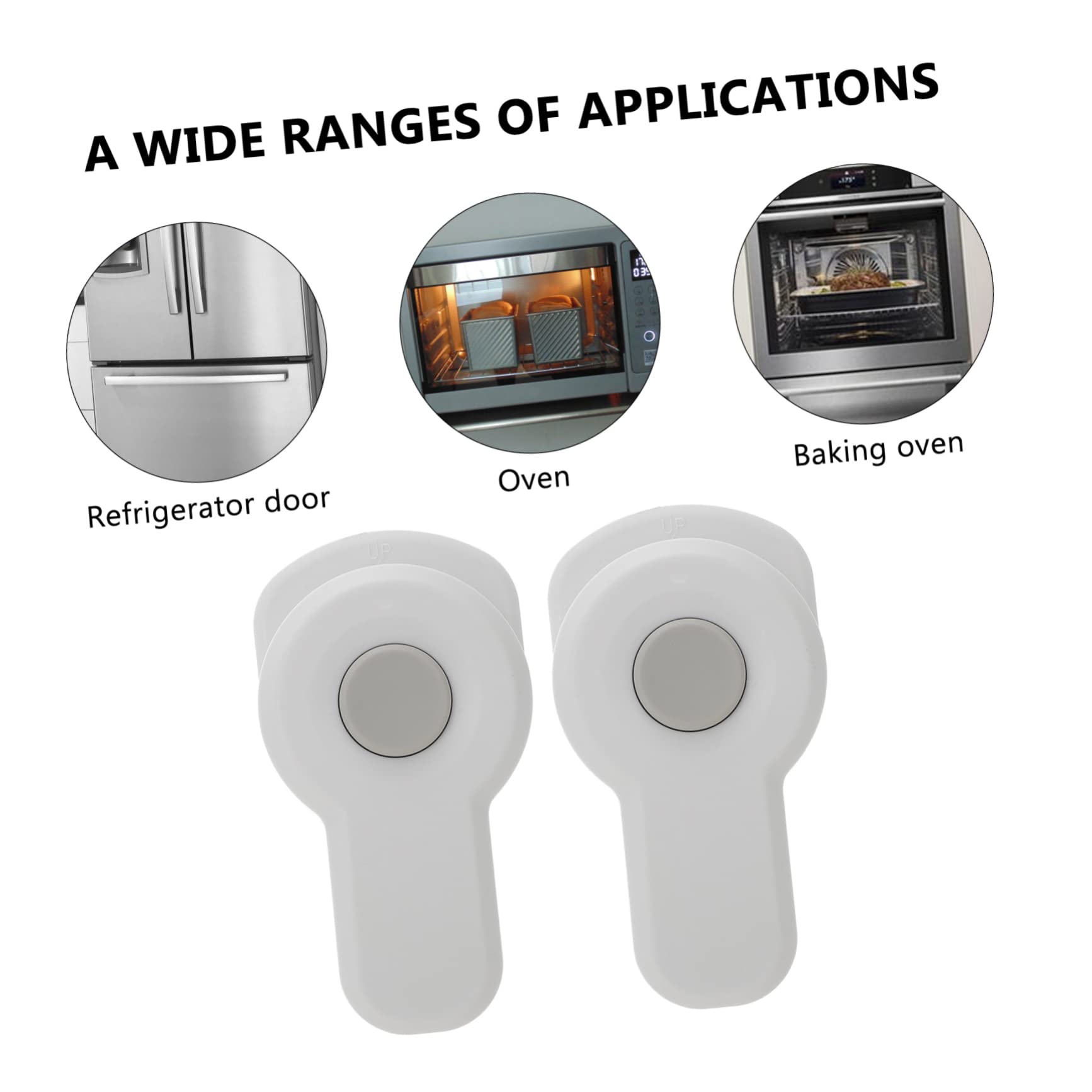 Toyvian 10pezzi Blocco Sicurezza Per Forno Per Chiusura Pratica e Resistente Installazione Facile Con Design Adesivo Protezione Sicura Per Piccoli e Affidabile