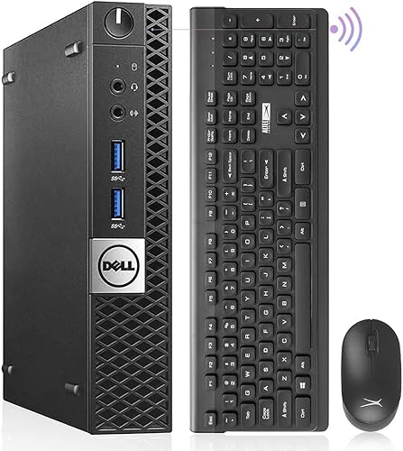 Dell Mini PC con Windows 10 Pro, OptiPlex 7040 Mini computadoras, i7 6700T, 32 GB Ram 512 GB M.2 NVMe M.2 SSD Micro PC, AX210 WiFi 6E integrado,