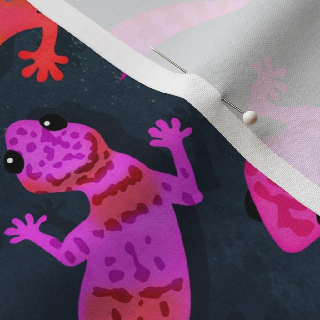 Spoonflower Fabric - Bright Rainbow Cute Colorful Scales Reptile Pet Printed on Petal Signature Cotton Fabric by The Yard - Sewing Quilting Apparel Crafts Decor
