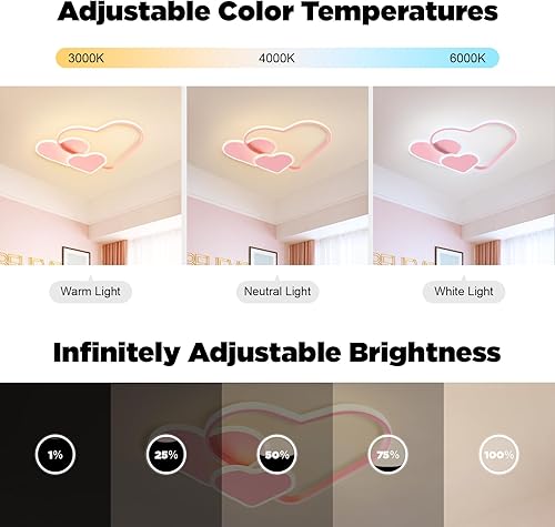 Miniatura 2 de Moderna lámpara de techo de cristal en forma de corazón de acrílico regulable lámpara colgante lámpara lámpara de techo luz de corazón colgante