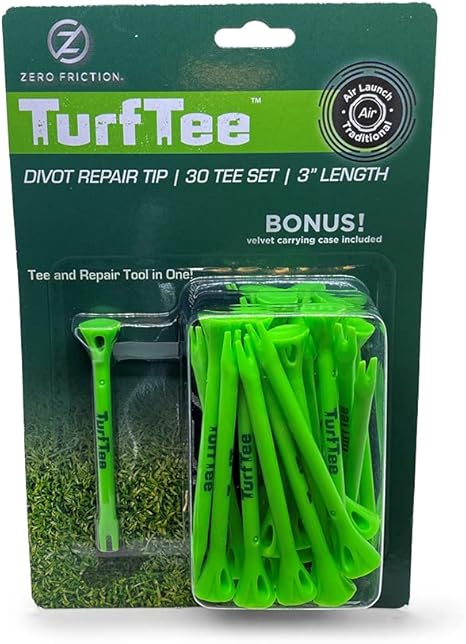 Review Zero Friction Air Launch Turf Tee Divot Tool, 30 Tee Set, Lime Review Zero Friction Air Launch Turf Tee Divot Tool, 30 Tee Set, Lime