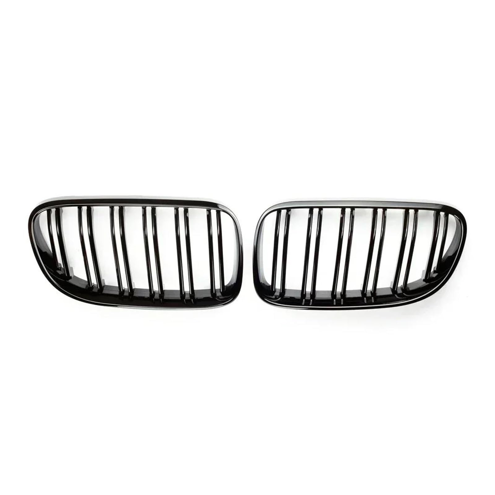 Parrilla delantera de riñón doble negra brillante para Serie 3 E92 y E93 Coupé LCI de 2010 a 2013