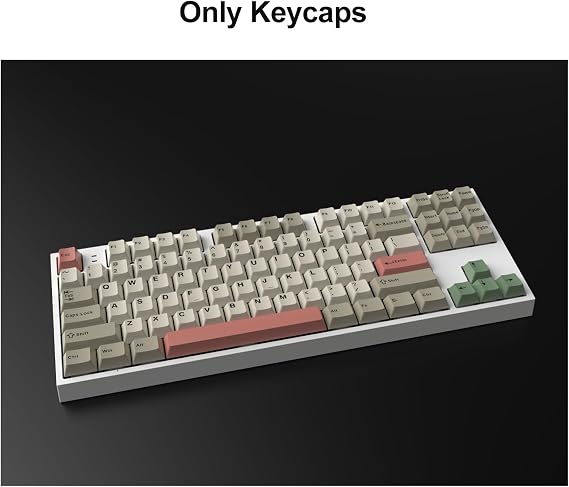 Fogruaden PBT Keycaps Set, Cherry Profile Custom Keycap for Mechanical Keyboard Keycaps(9009)