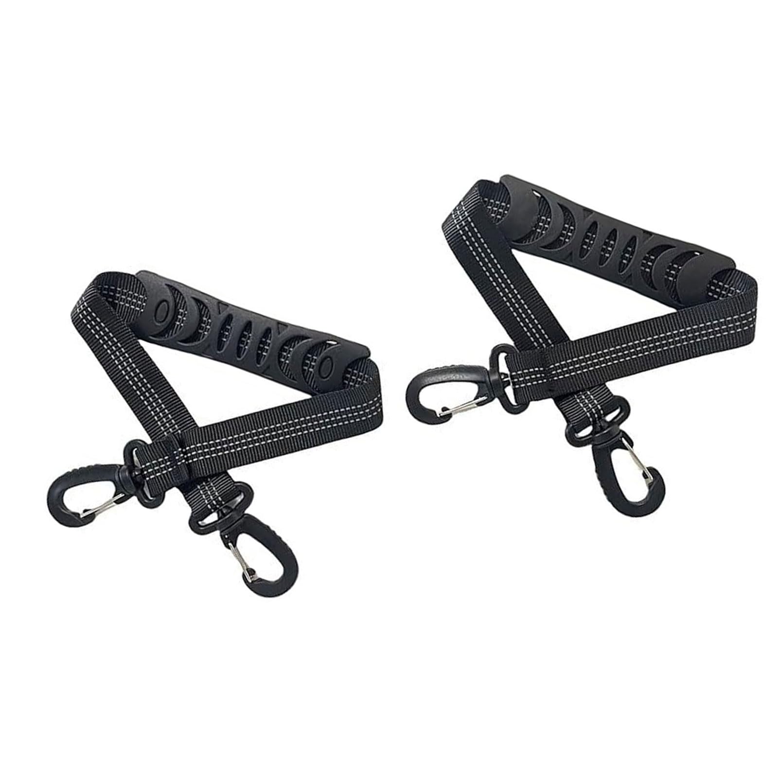 Lot de 2 sangles de rangement pour équipement de ski avec épaules rembourrées antidérapantes pour patin à glace, snowboard, bottes de ski