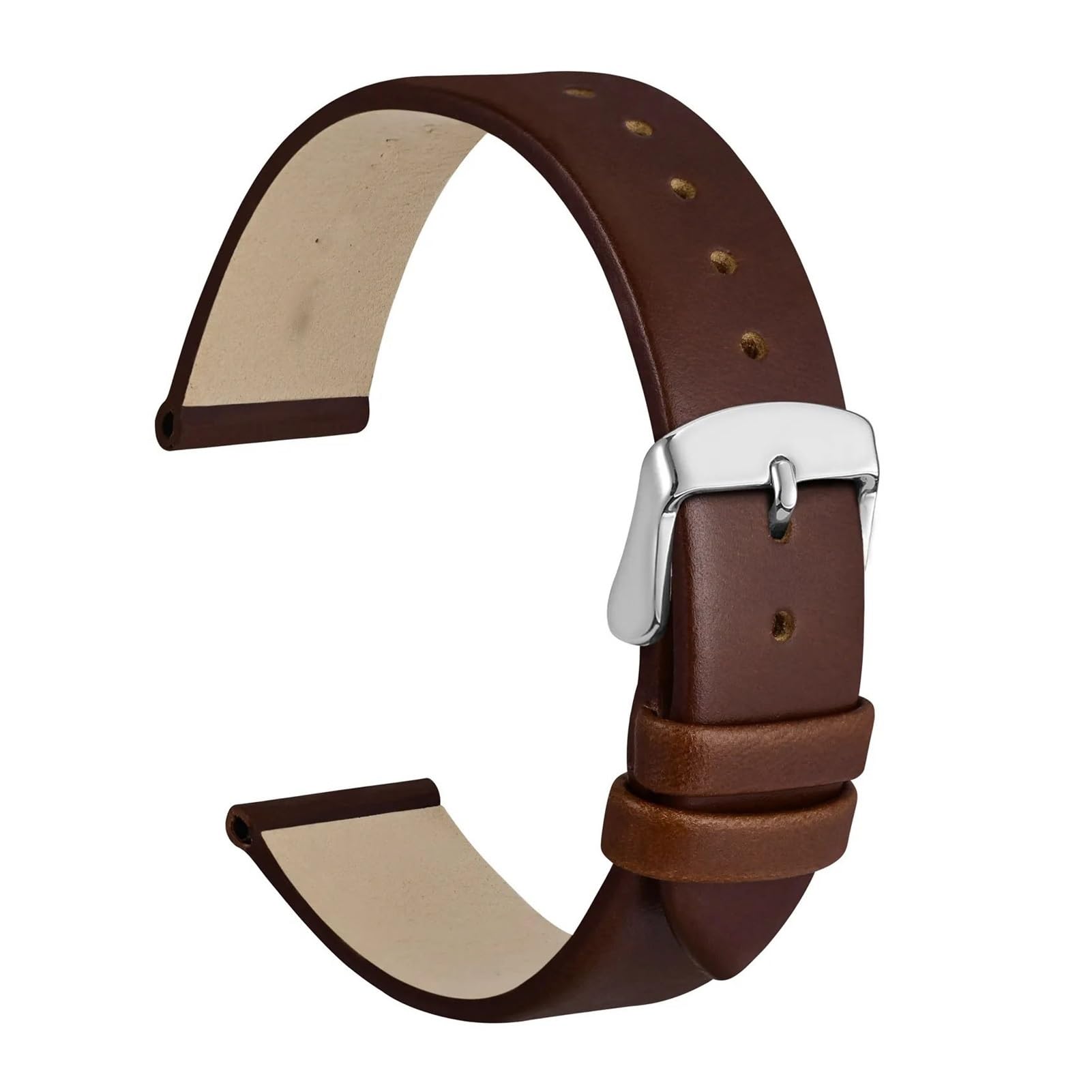 Kompatibel mit eleganten Uhrenarmbändern aus Leder, 8 mm, 10 mm, 12 mm, 14 mm, 16 mm, 18 mm, 20 mm, 22 mm, Ersatzarmbänder, kompatibel mit Damen-Armbändern