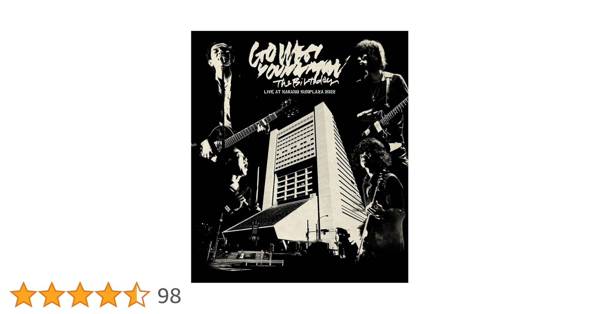 【新品】The Birthday/LIVE AT NAKANO SUNPLAZA The Birthday / LIVE AT NAKANO SUNPLAZA 2022“GO WEST.YOUNGMAN