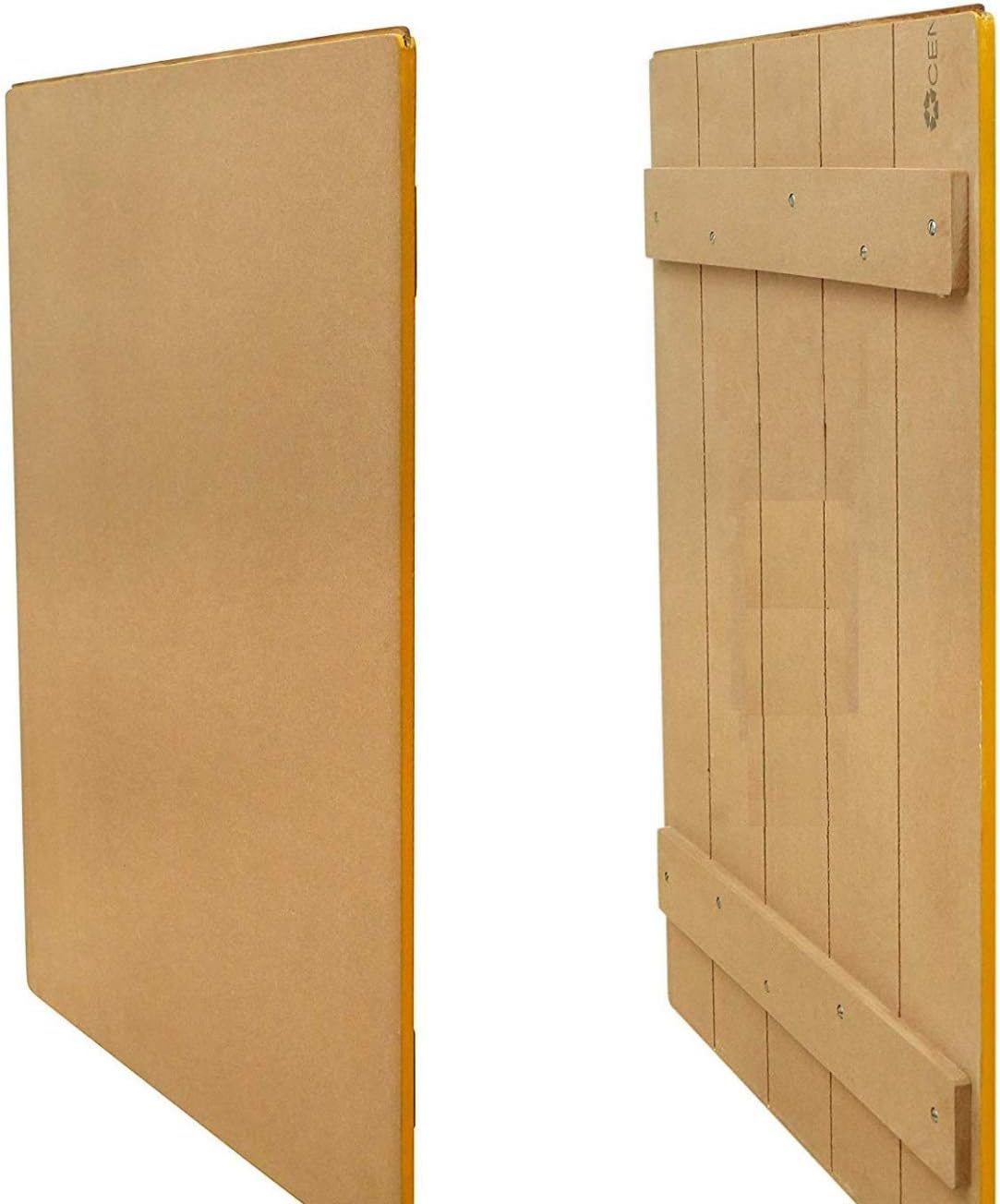 Qatalitic MDF Drawing Board | Half Imperial A2 Size (16 x 23 inches) | for Students, Professional Artists and Art & Craft Lovers,Brown