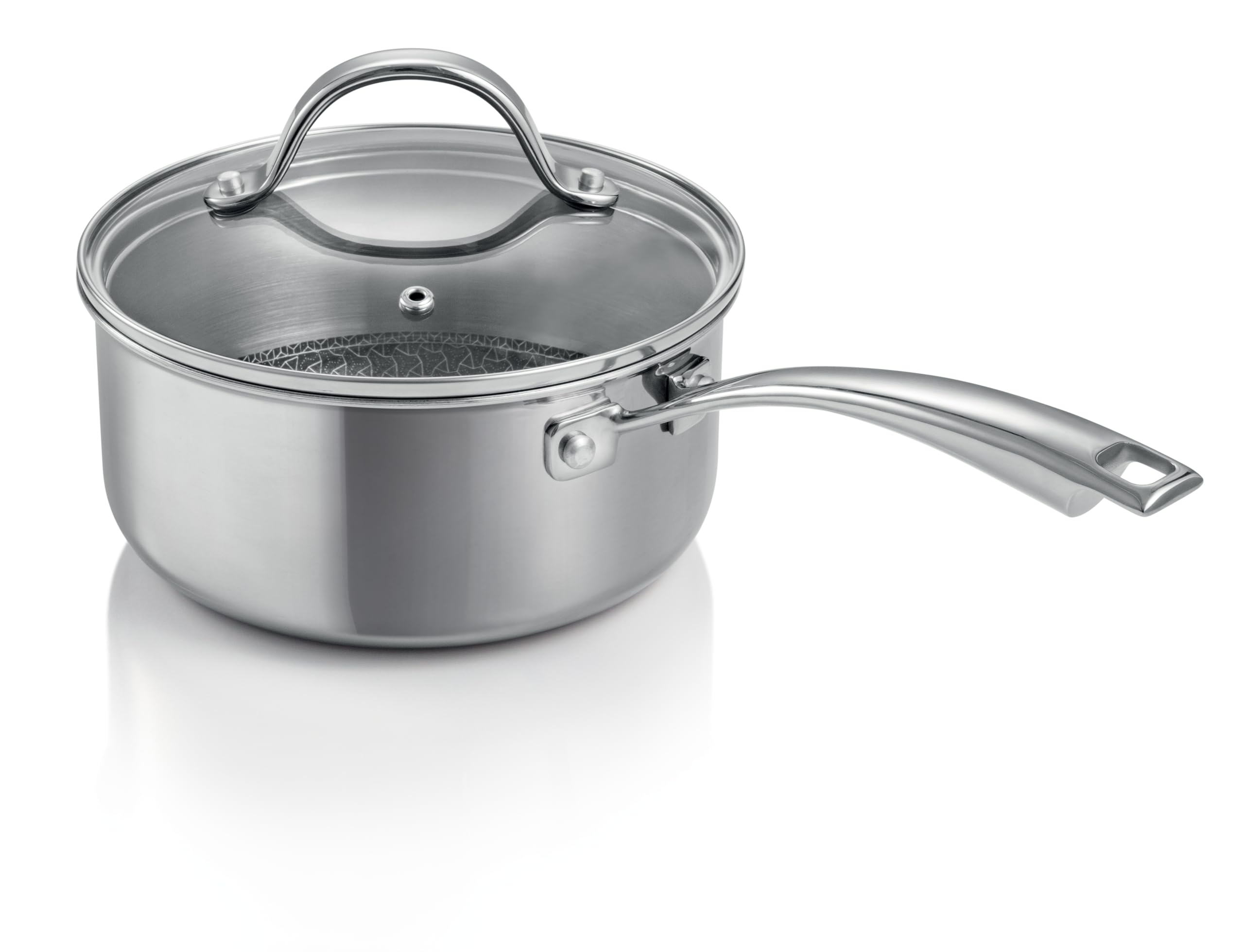 Tescoma 780582 SteelCRAFT garnek 1 uchwyt z pokrywką Ø 18 cm, pojemność 2 litry