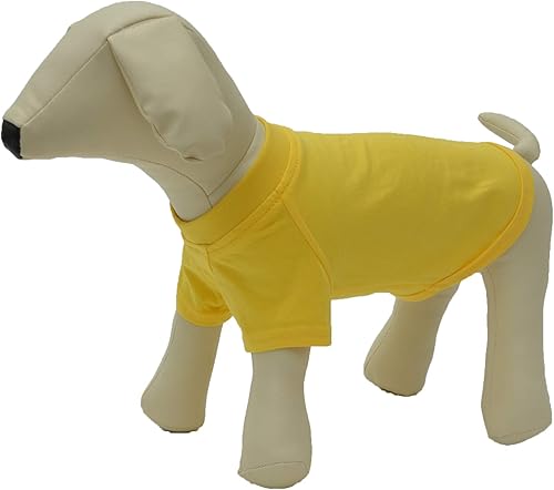 Lovelonglong 2019 - Ropa para mascotas, Disfraces para Perro, Ropa Camisetas en blanco para Perros Grande Medianos Pequeños 100% Algodón 18 Colores,