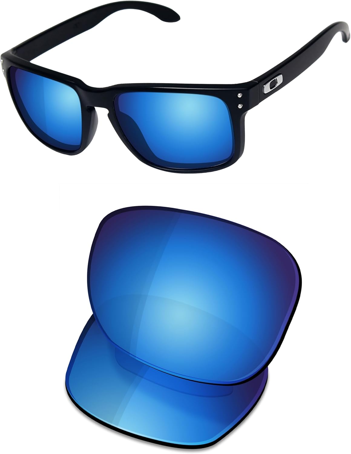 OSharp Replacement Lenses for Oakley Holbrook XXL OO9487-61mm Sunglasses - HD Polarized, Mirrored, UV Protection
