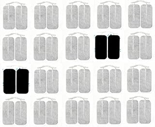 Acuzone Premium TENS Unit 40 PCS Electrodes 2"x4" Rectangular Electrode for TENS Massage