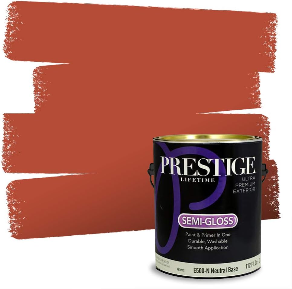 PRESTIGE Paints Interior Paint and Primer In One, 1-Gallon, Eggshell, Comparable Match of Sherwin Williams* Welcome White*