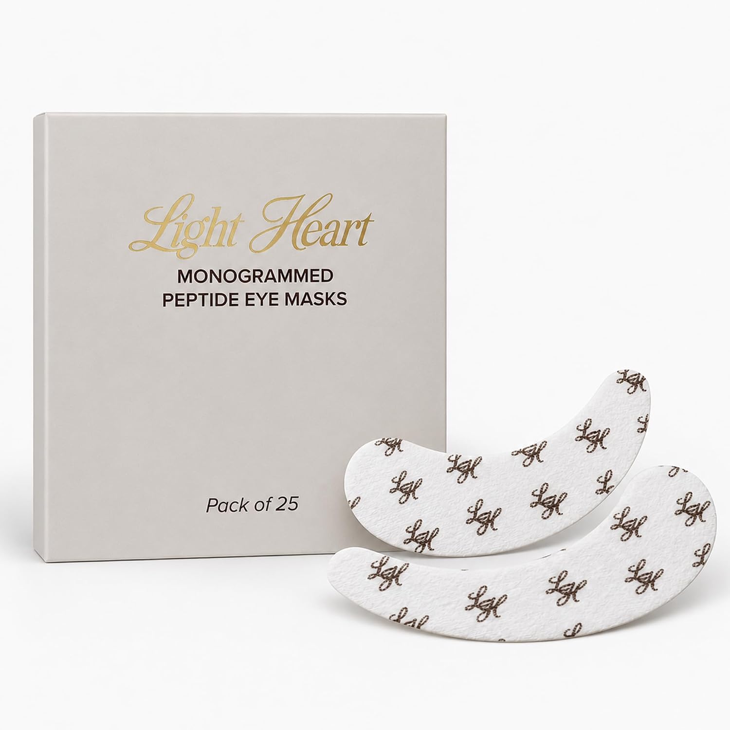 Light Heart Under Eye Patches for Puffy Eyes & Dark Circles | 25 Pack