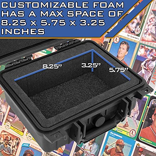 CASEMATIX Graded Card Storage Box Compatible with 22 BGS 35 FGS 29 PSA Graded Sports Cards or