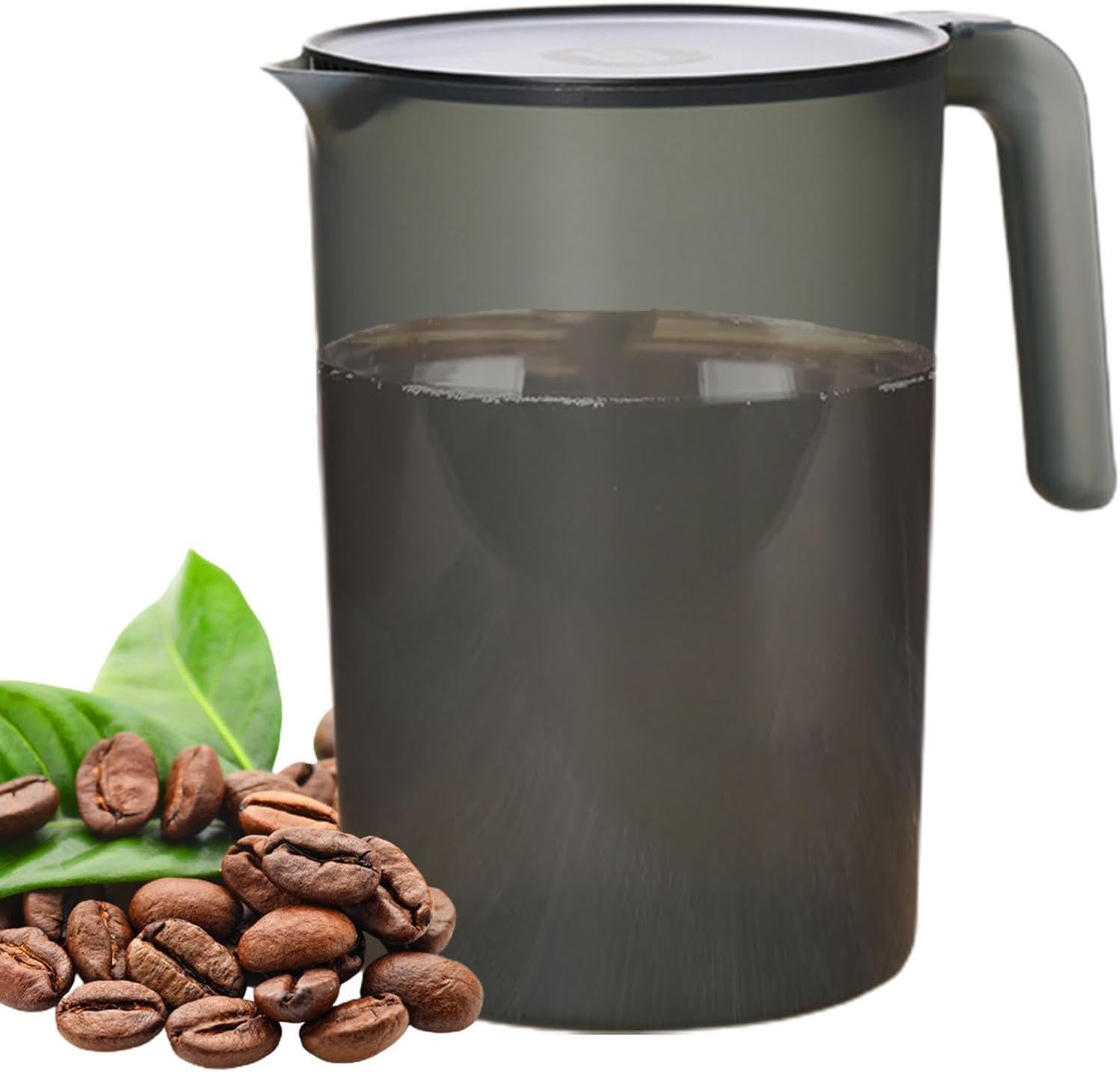 2L Plastic Water Jugs for Fridge Drinks Pitchers with Lid Large