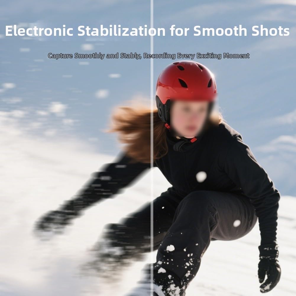 Action Camera 4K per Ultra Subacquea Sport Cam con WiFi Remote per Nuoto Surf Bike Mount Nero