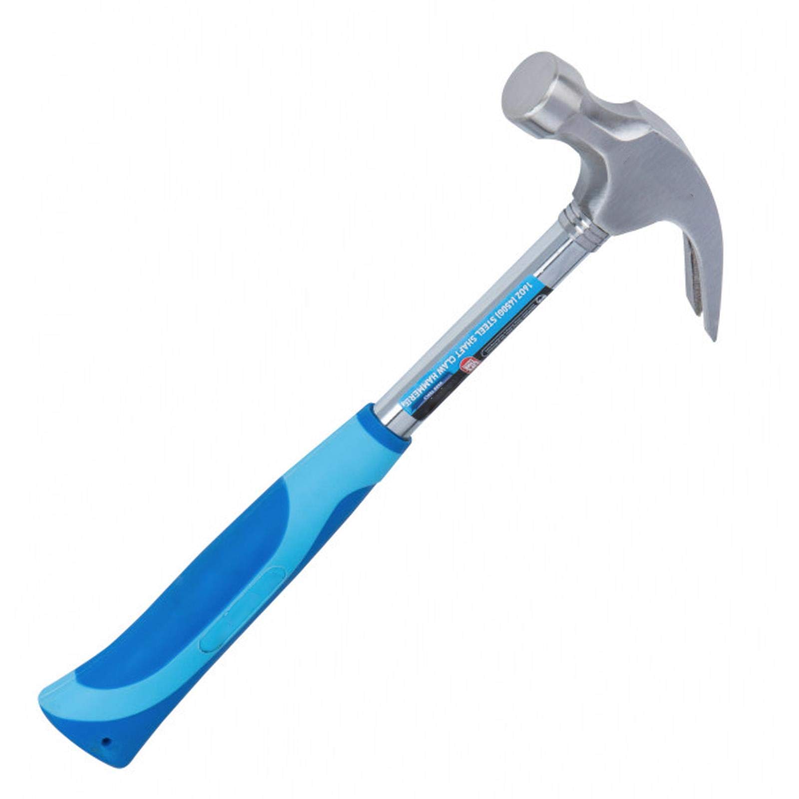 Blue Spot Tools 26120 Steel Shaft Claw Hammer, Blue, 20 oz - Image 2