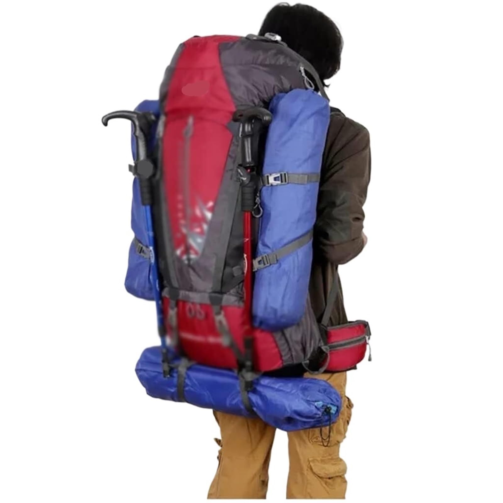 Plecak Turystyczny Plecak Trekkingowy Plecak Sportowy O Dużej Pojemności 80L Plecak Turystyczny Plecak Górski Torba Alpinistyczna(A)