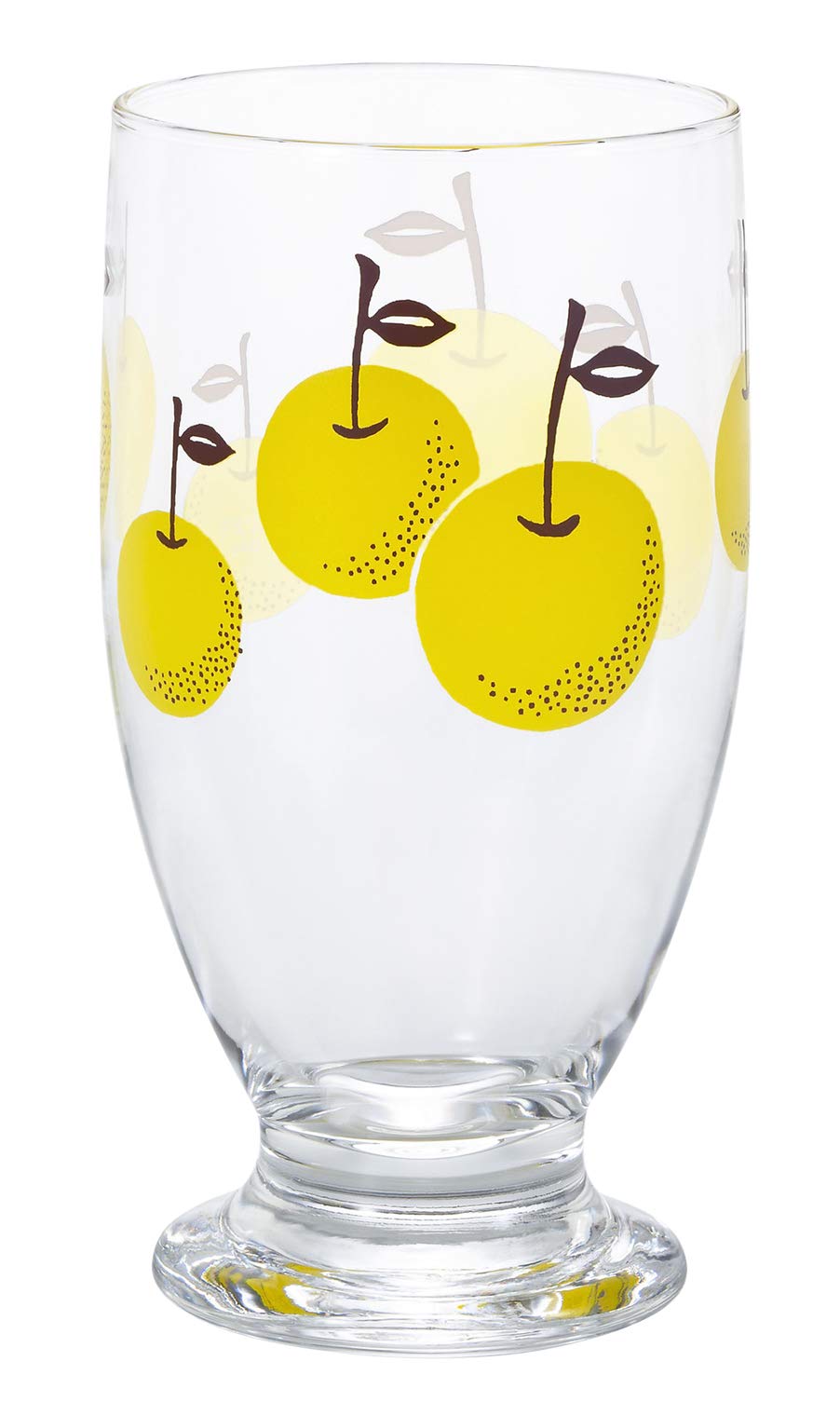 Aderia Retro Footed Glass, Pear, 11.2 fl oz (335 ml), Gift Box, Made in Japan, Cup, Wedding, Celebration, Beer, Fashionable, Popular, Ranking Glass, Japanese Sake, Birthday, Women's, Tumbler, Sixtieth