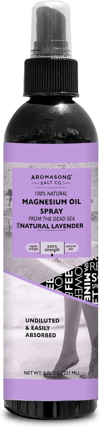 Extra Strength Ultra Pure Magnesium Spray with 100% Natural Lavender 8 OZ Extra Strength Ultra Pure Magnesium Spray with 100% Natural Lavender 8 OZ