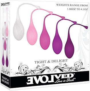 Evolved Tight & Delight 5 Pc Weighted Kegel Ball Set - Assorted Colors