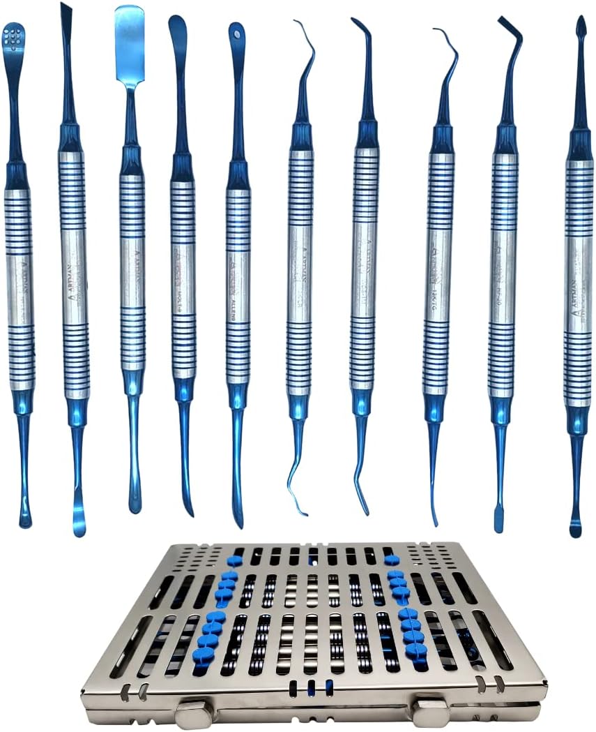 Periosteal Dental Elevators Kit 10 pcs Periosteum Elevator implant Elevators