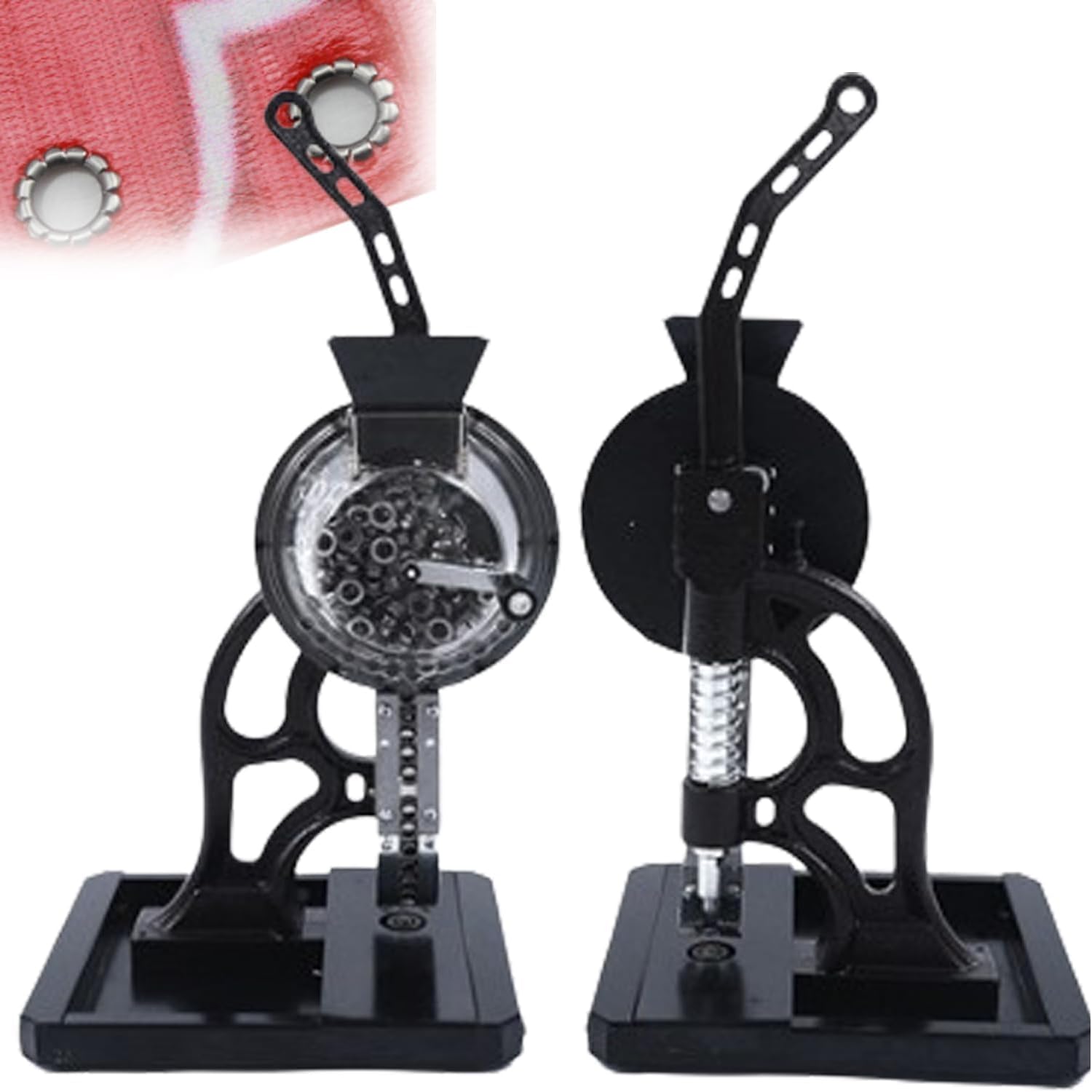 Máquina perforadora manual de ojales, kit de herramientas para carteles y carteles, prensa automática de ojales, fabricante de hebillas de pancartas