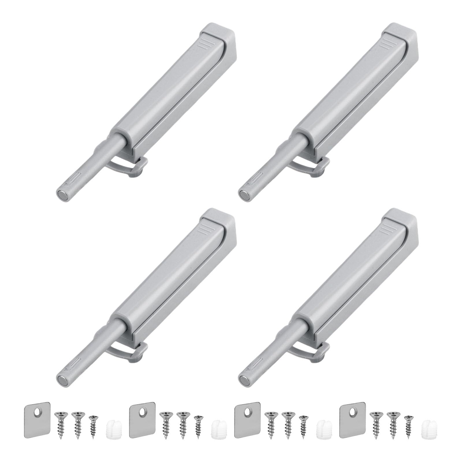 Kaeltsyn Multicolor Quiet Push To Open Mechanism Modern Press Release Latches For Cabinets Easy Installs Recessed Touch Latches Hardware Invisible Cabinet Door Joint Fast Release Cabinet Joint