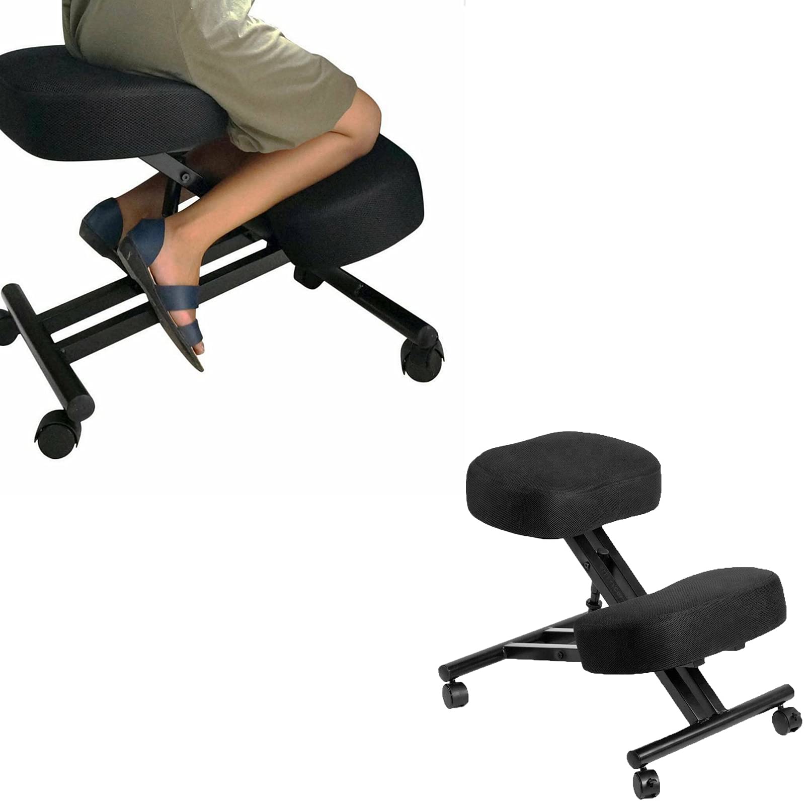 Buy Kneeling Posture Chair, with Wheels, Foam Cushion & Steel Frame