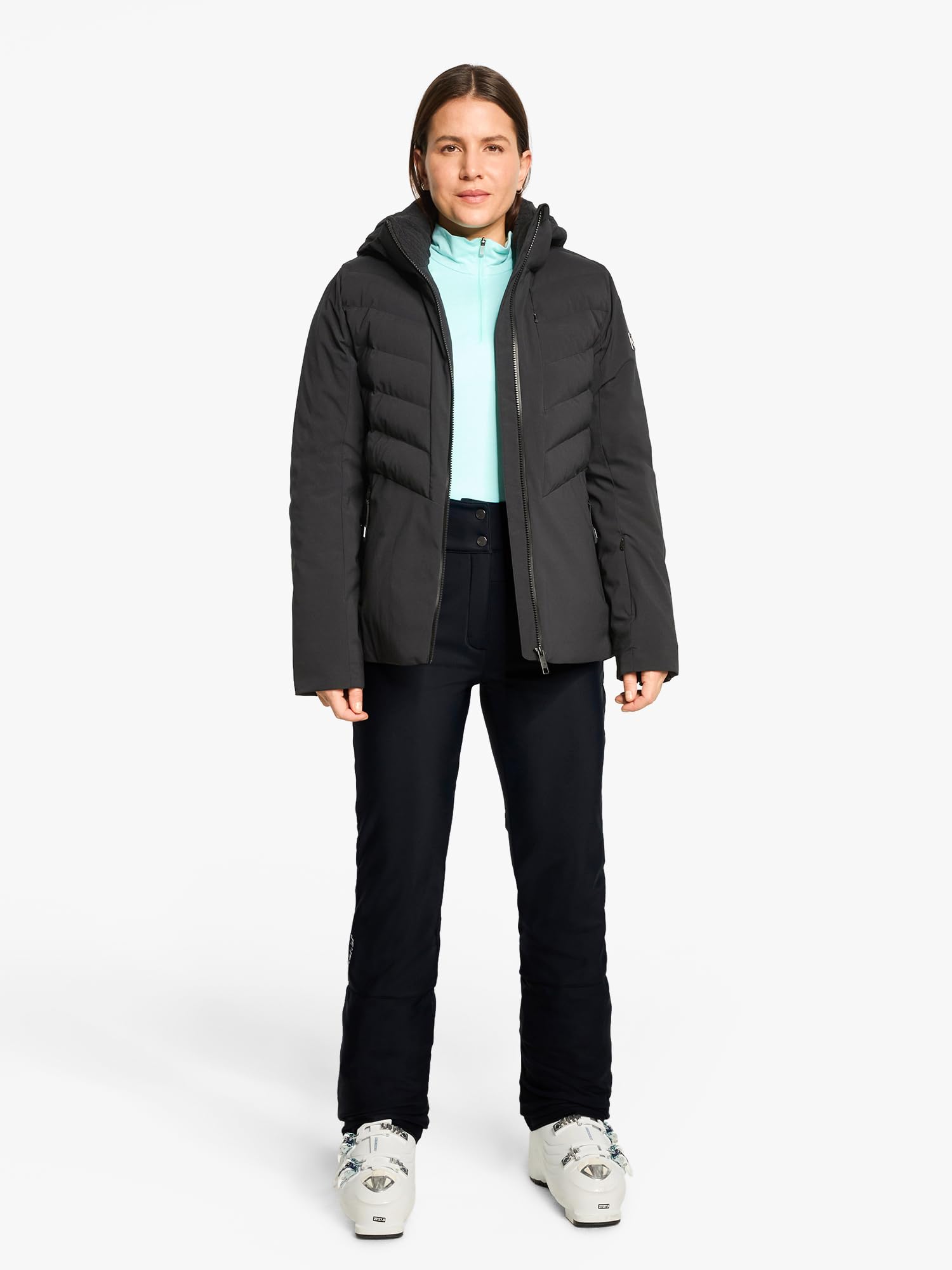 Ziener Damen Ski-Hose/Schnee-Hose | Soft-Shell, Winddicht, atmungsaktiv Teyla-z